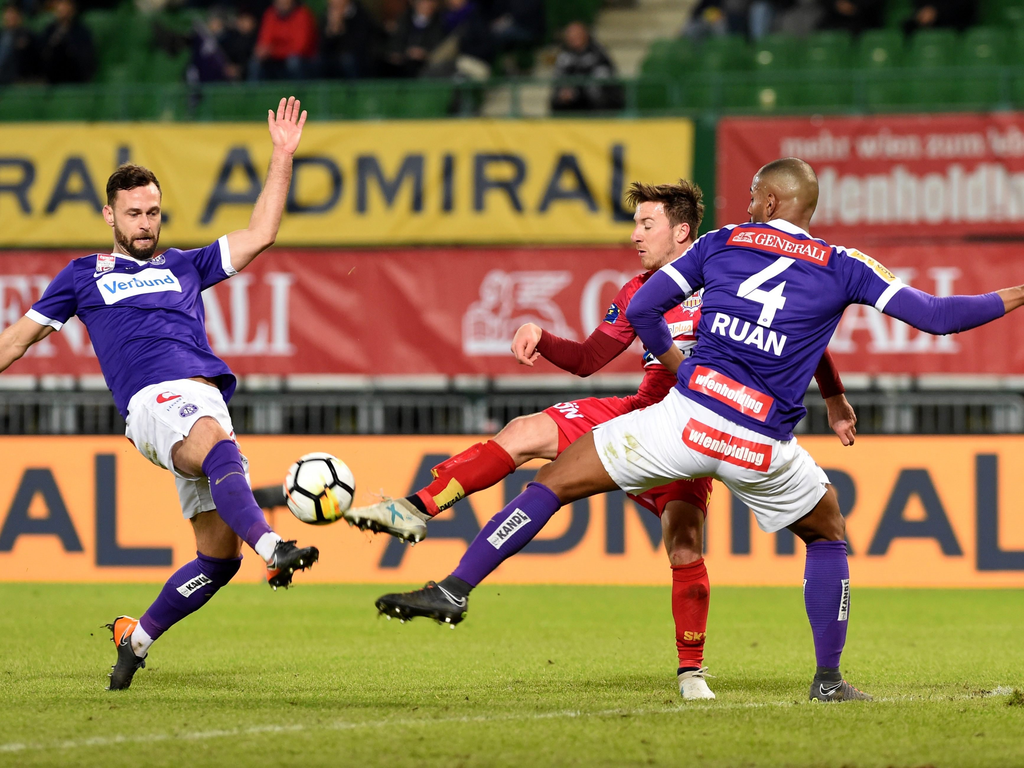 LIVE-Ticker zum Spiel SKN St. Pölten gegen Austria Wien ab 16.30 Uhr.