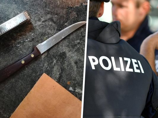 Der Mann attackierte seinen Kontrahenten mit einem Messer.
