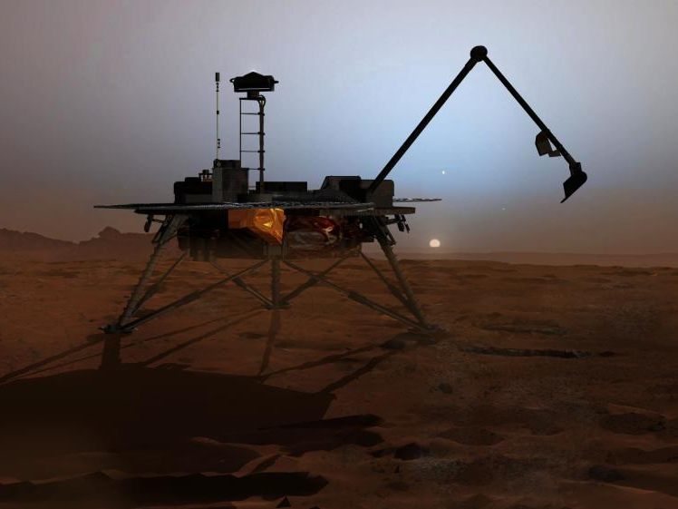 US-Raumsonde "Phoenix" landet auf dem Mars