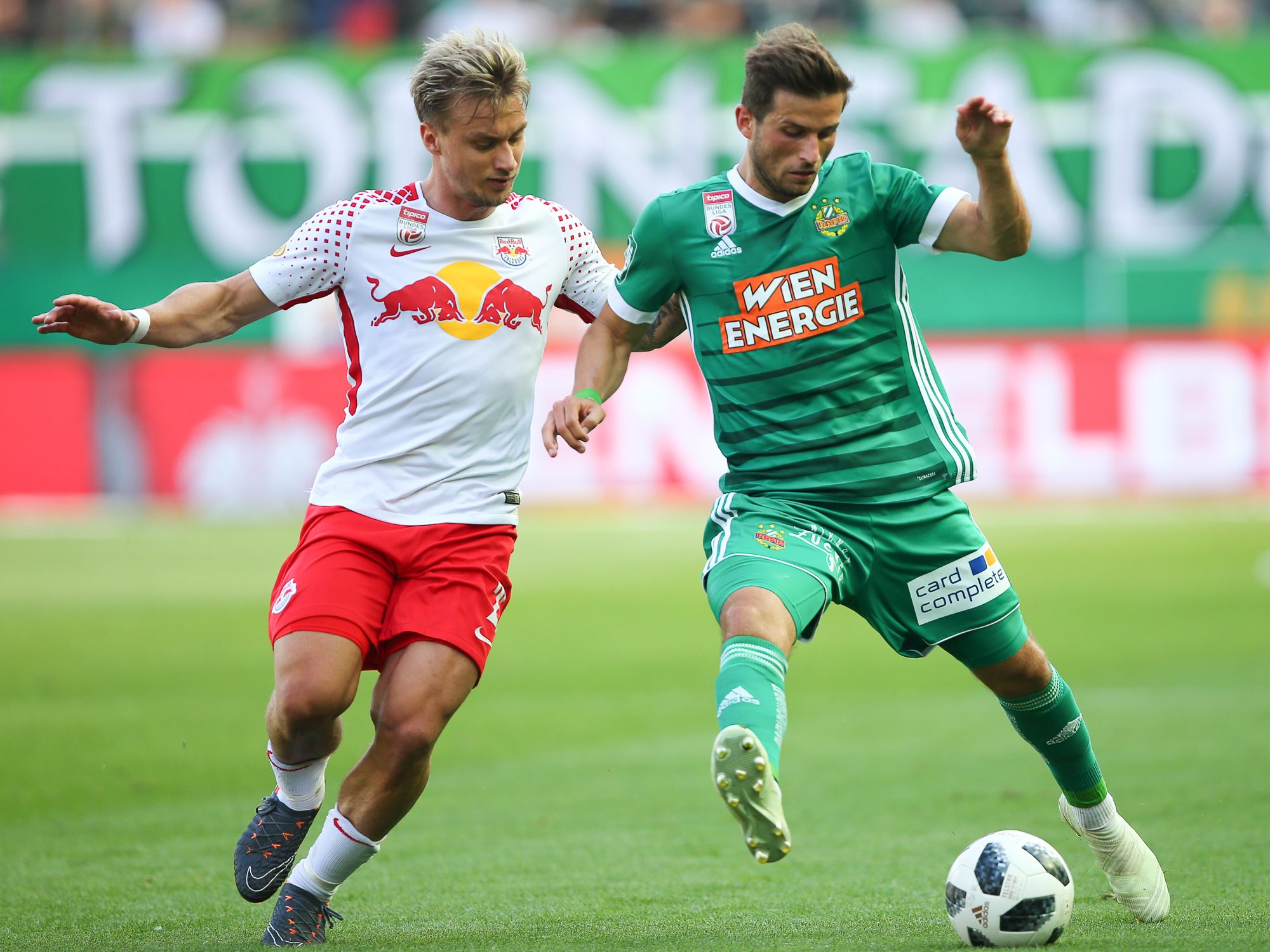 Rapid musste sich gestern Salzburg mit 1:4 geschlagen geben.