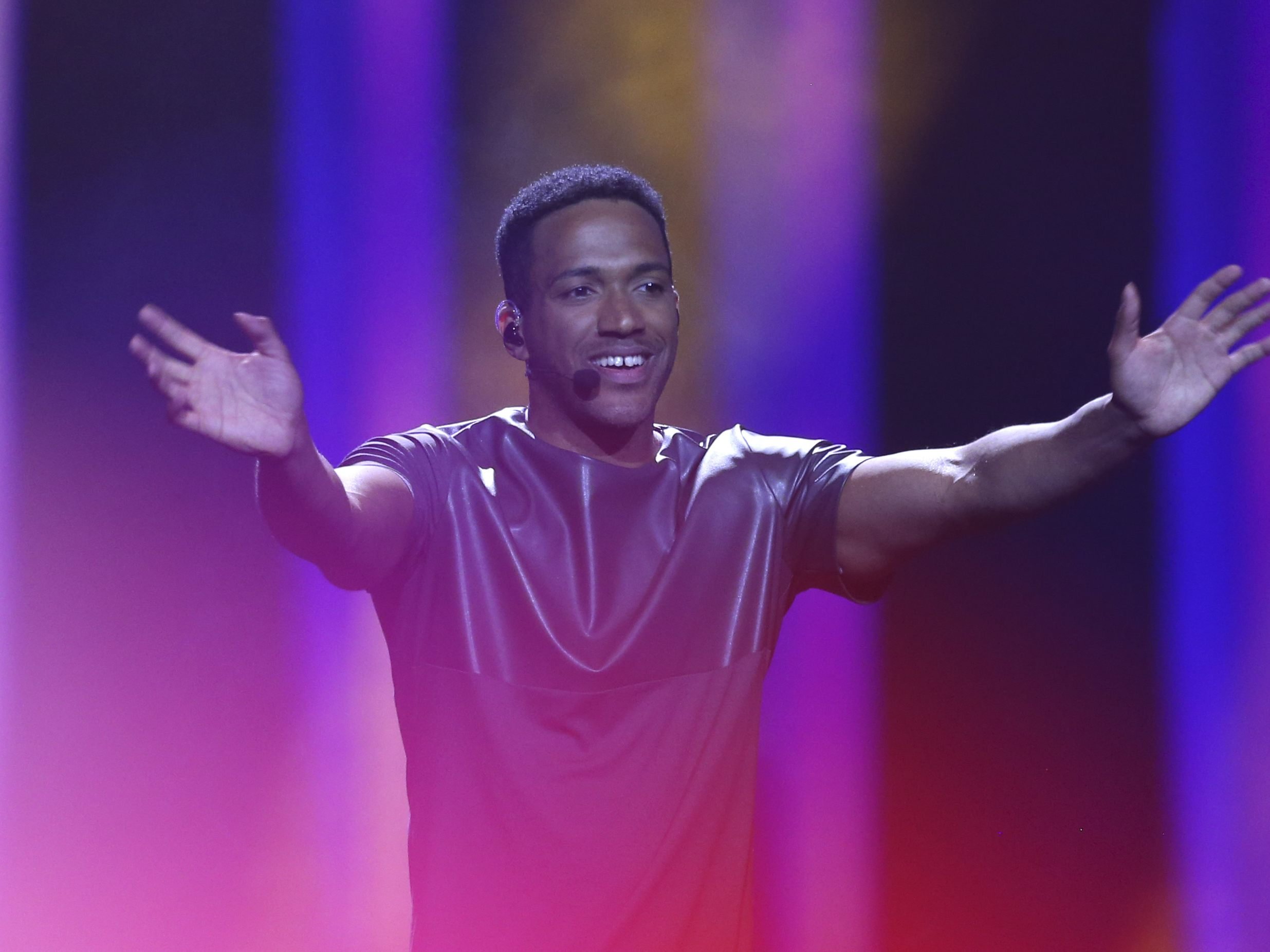 Cesar Sampson ist mit seiner Leistung beim Song Contest völlig zufrieden. Cesar Sampson ist mit seiner Leistung beim Song Contest völlig zufrieden.