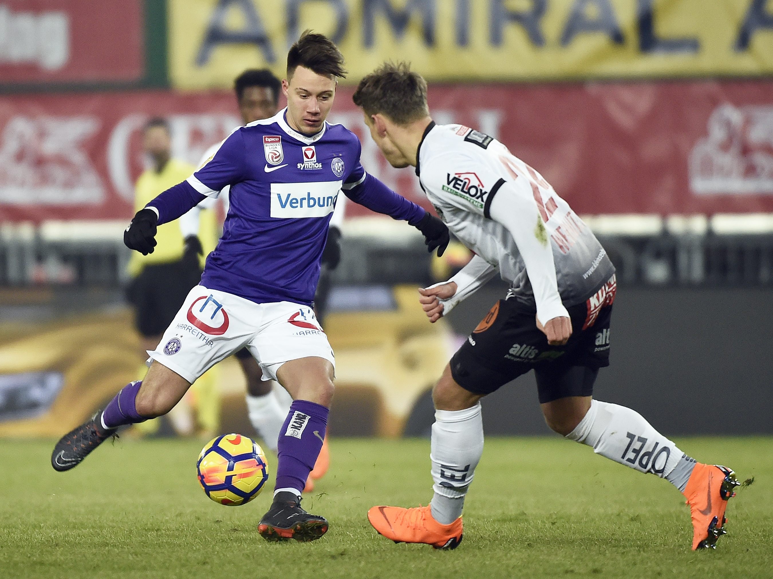 LIVE-Ticker zum Spiel WAC gegen Austria Wien ab 18.30 Uhr.