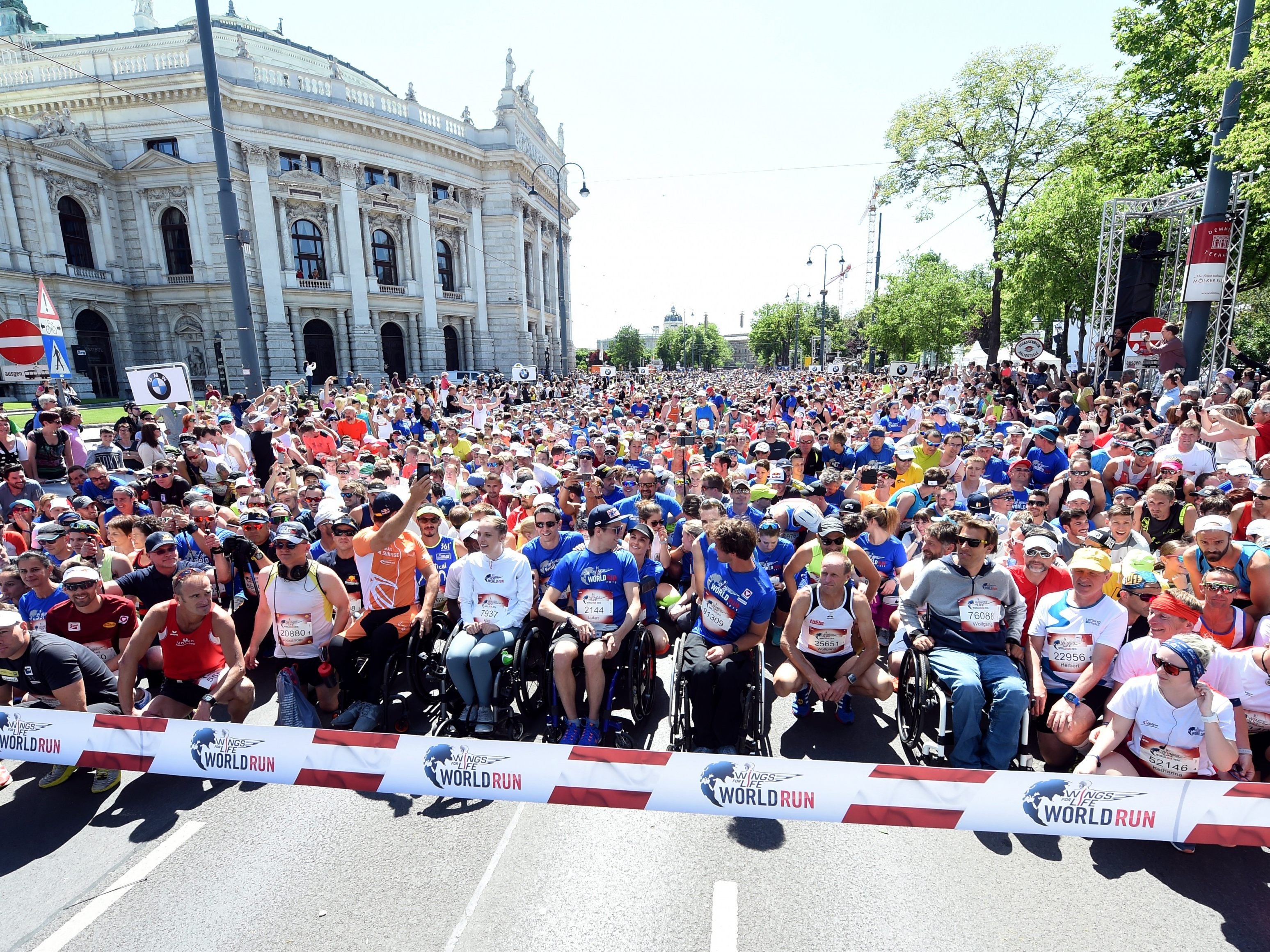 Das war der "Wings for Life Word Run" in Wien.
