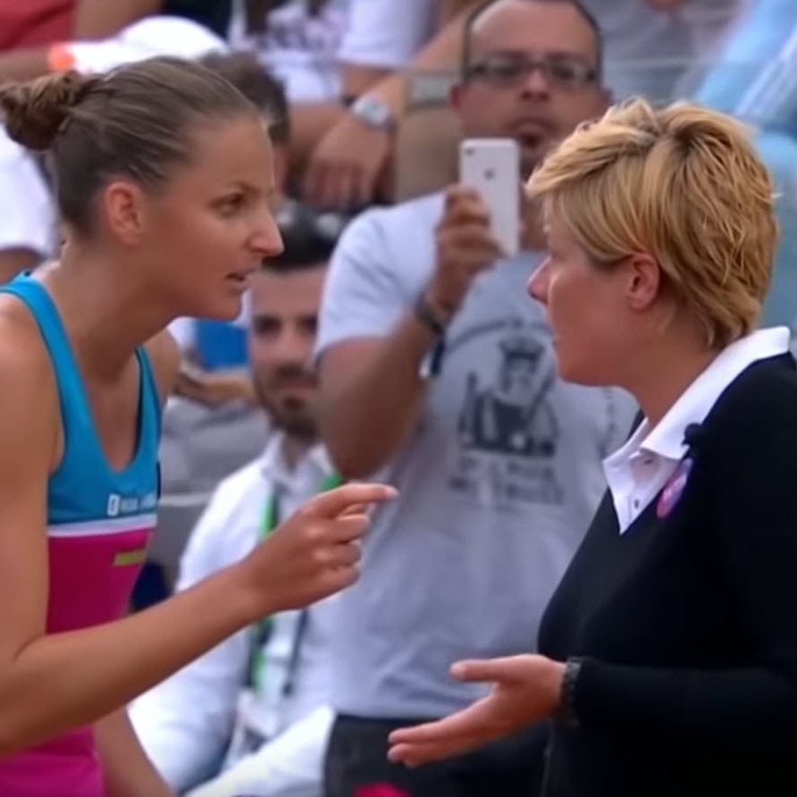 Hitzige Debatte mit Referee Marta Mrozinska