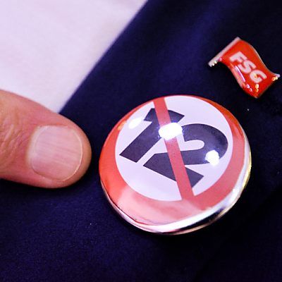 Demonstration gegen den Zwölf-Stunden-Tag am Samstag