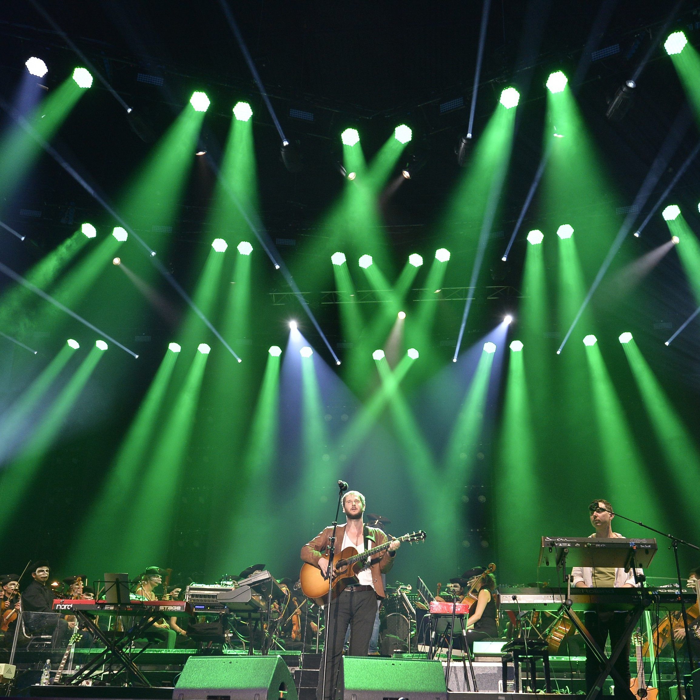 Wanda performten ihre Hits bei der Gala in der Wiener Stadthalle.