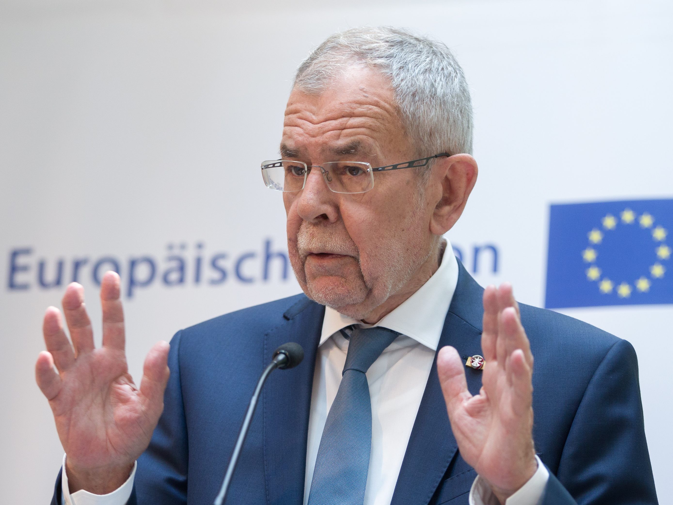 Bundespräsident im Haus der Europäischen Union. Bundespräsident im Haus der Europäischen Union.