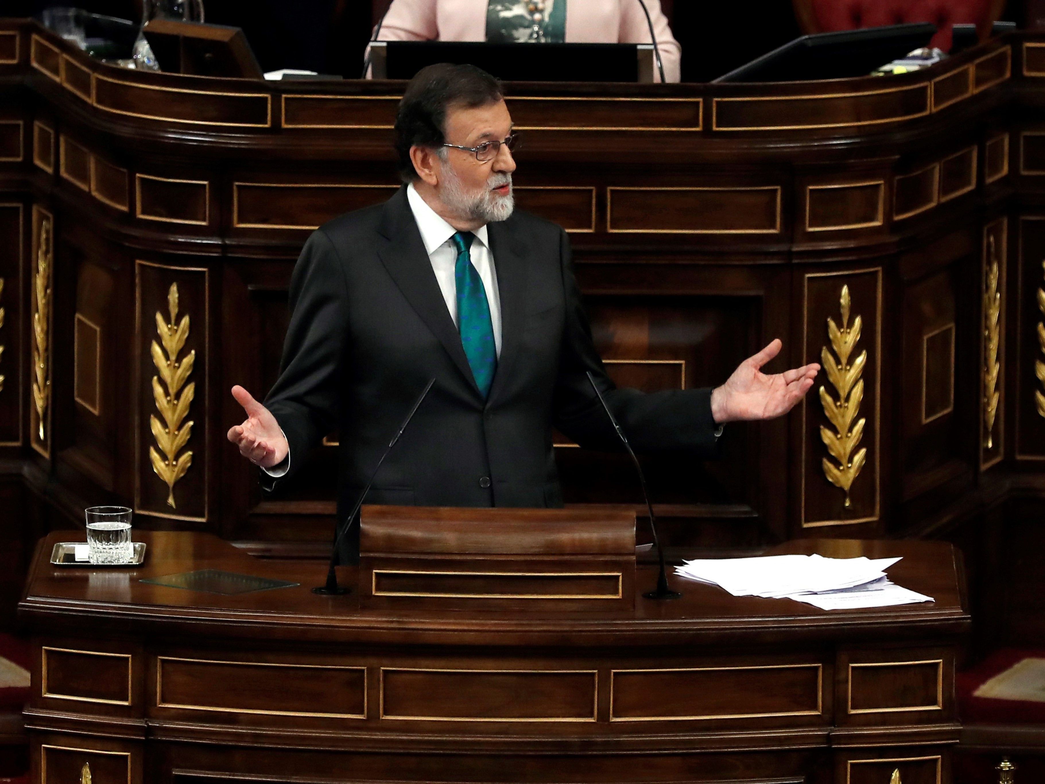 Spaniens Ministerpräsident Mariano Rajoy gibt sich geschlagen.