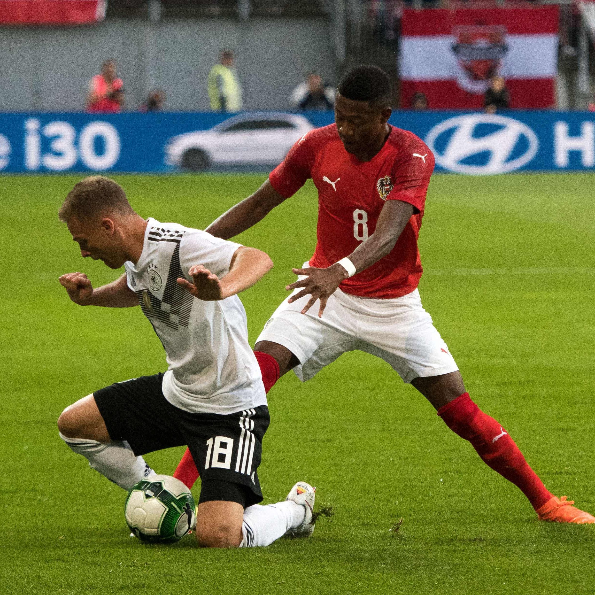 Österreich feiert seinen ersten Sieg gegen Deutschland seit 32 Jahren.