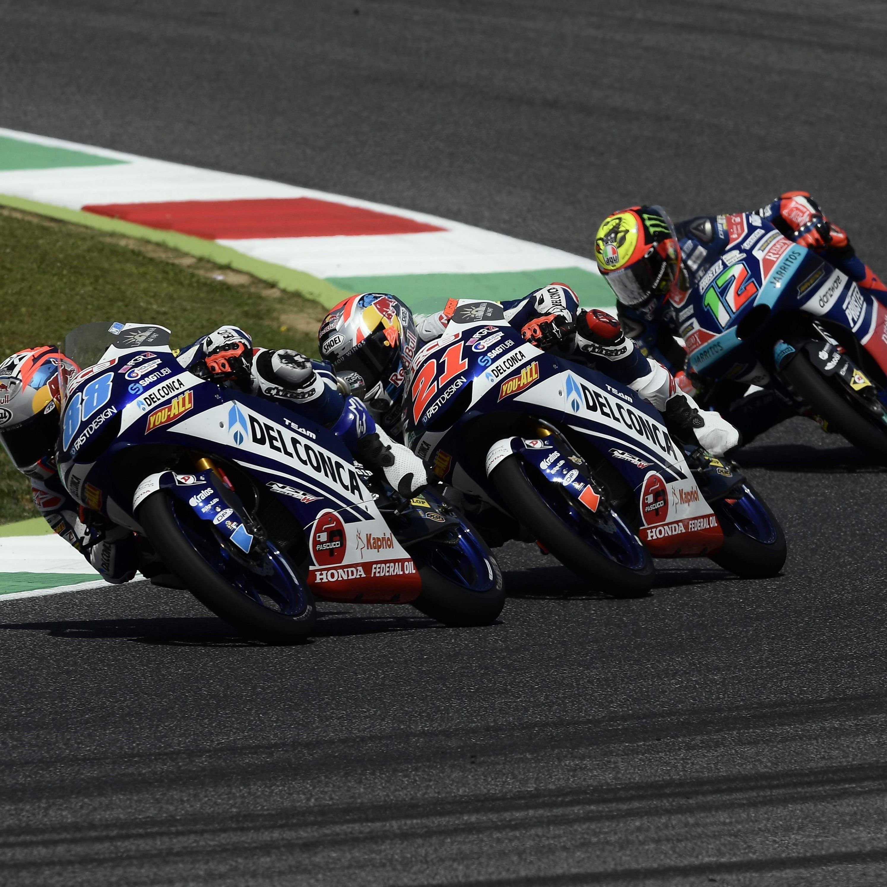 Bei einem Moto3-Rennen in Barcelona verunglückte der 14-Jährige Andreas Perez.