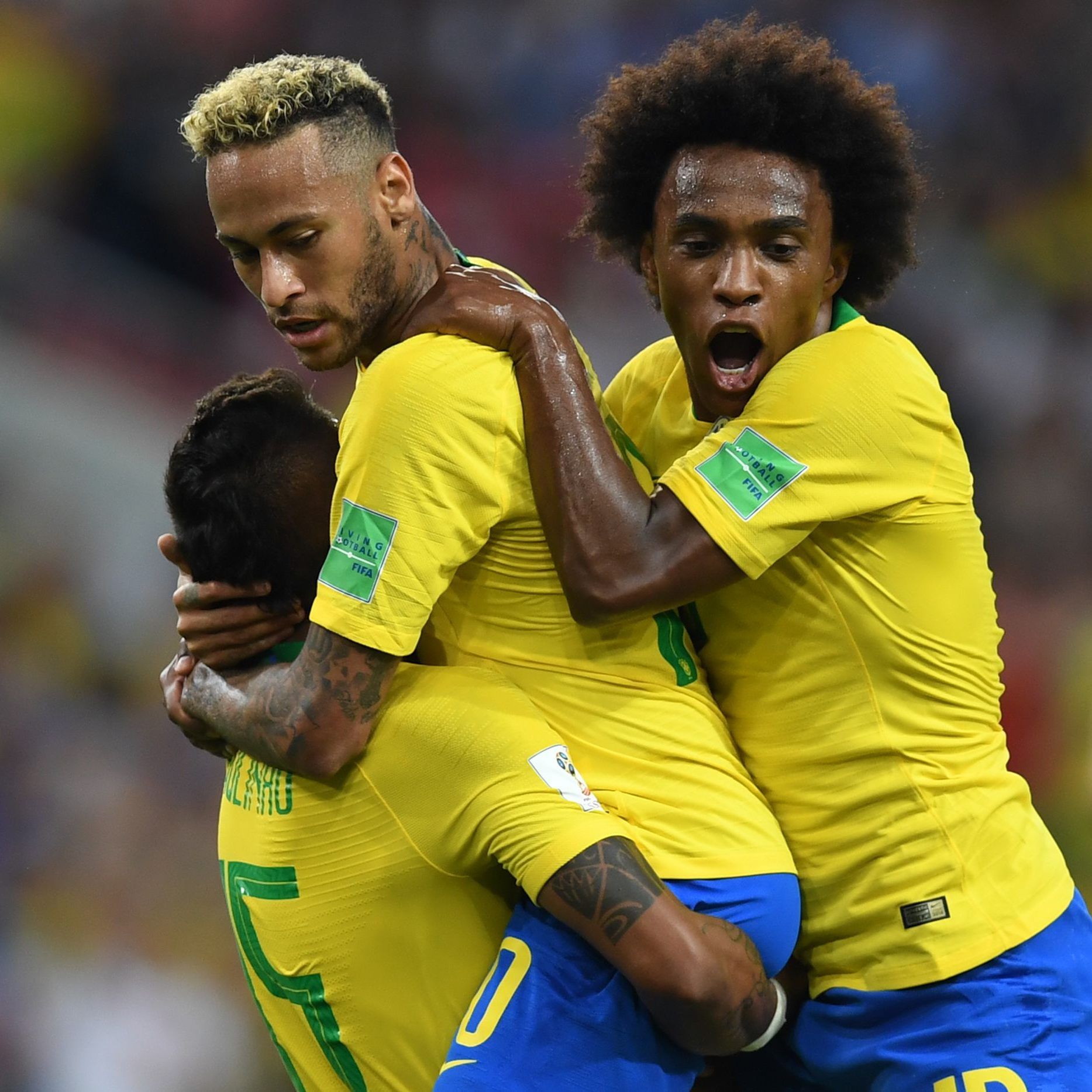 Die Brasilianer präsentierten sich heute erstmals in überzeugender Form.