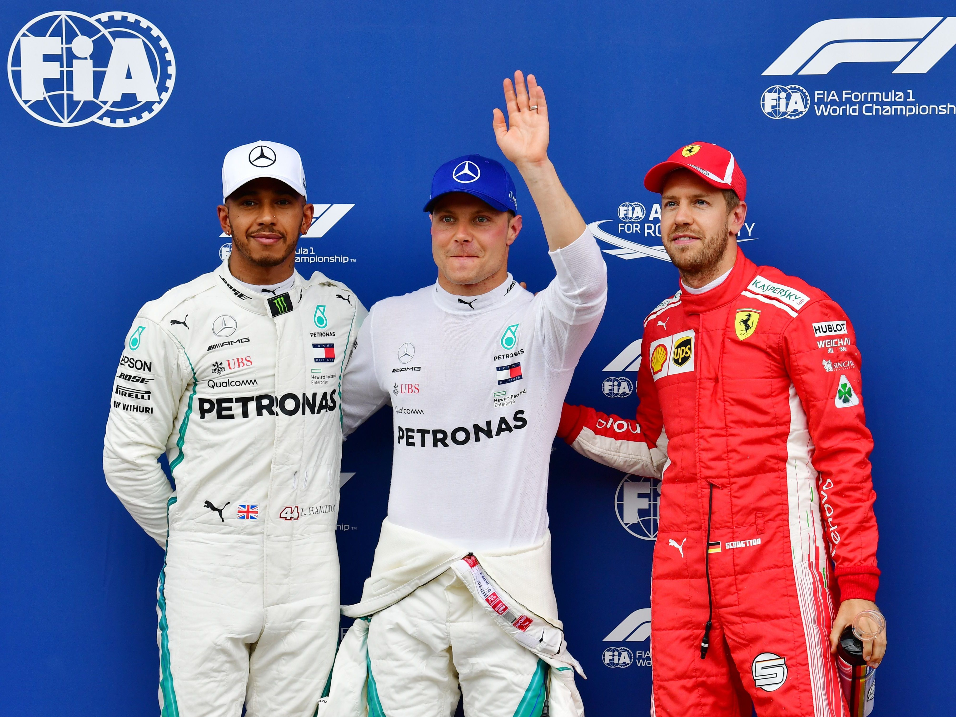 Bottas startet morgen erneut von der Pole-Position. Bottas startet morgen erneut von der Pole-Position.