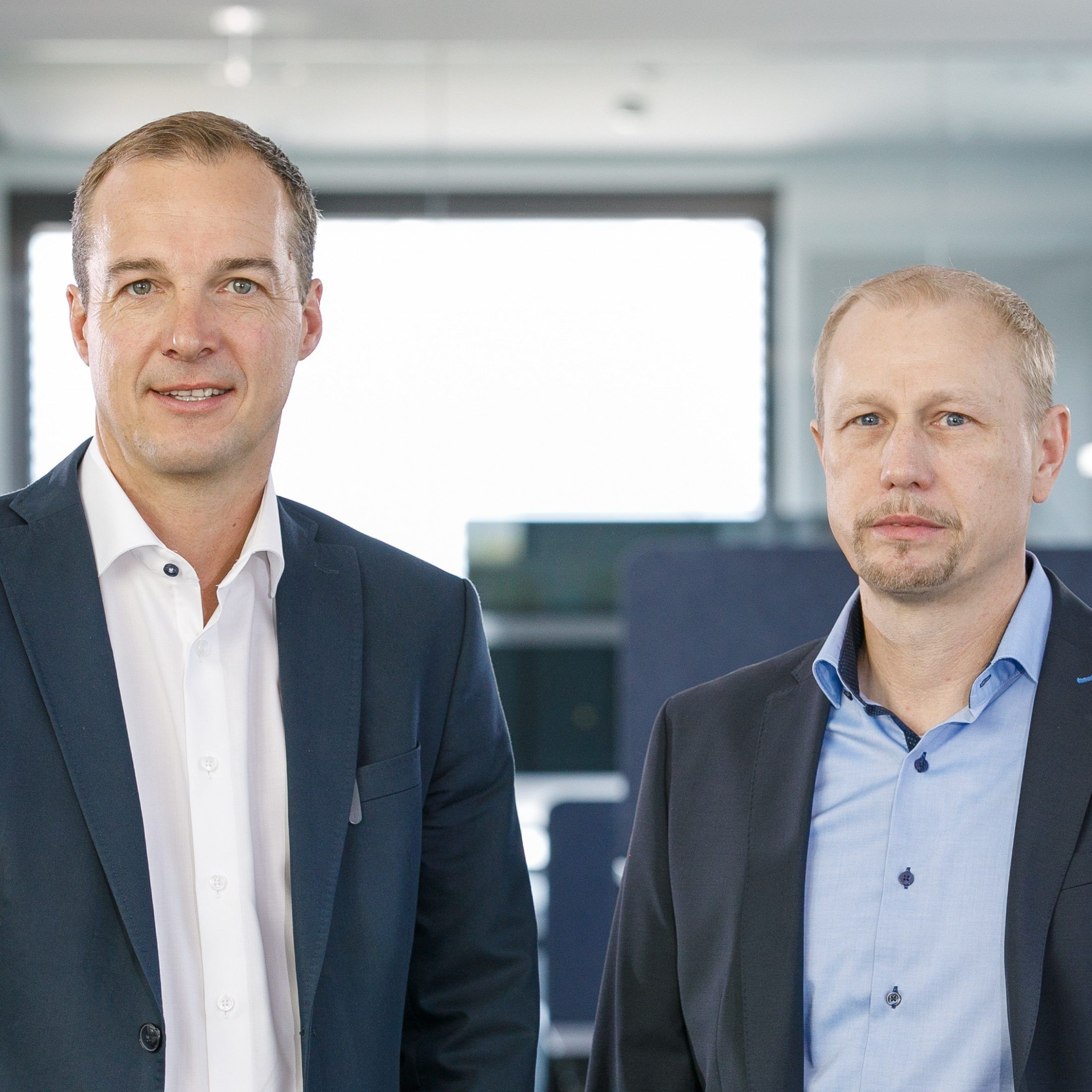 Die neuen Vorstandsmitglieder Chief Technology Officer Klaus Allgäuer (rechts) und Chief Operations Officer Walter Ritzer ergänzen das ALPLA Board.