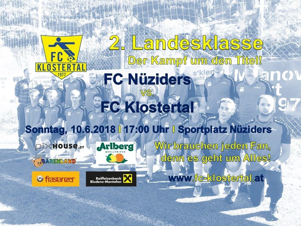 FC Nüziders - FC Klostertal