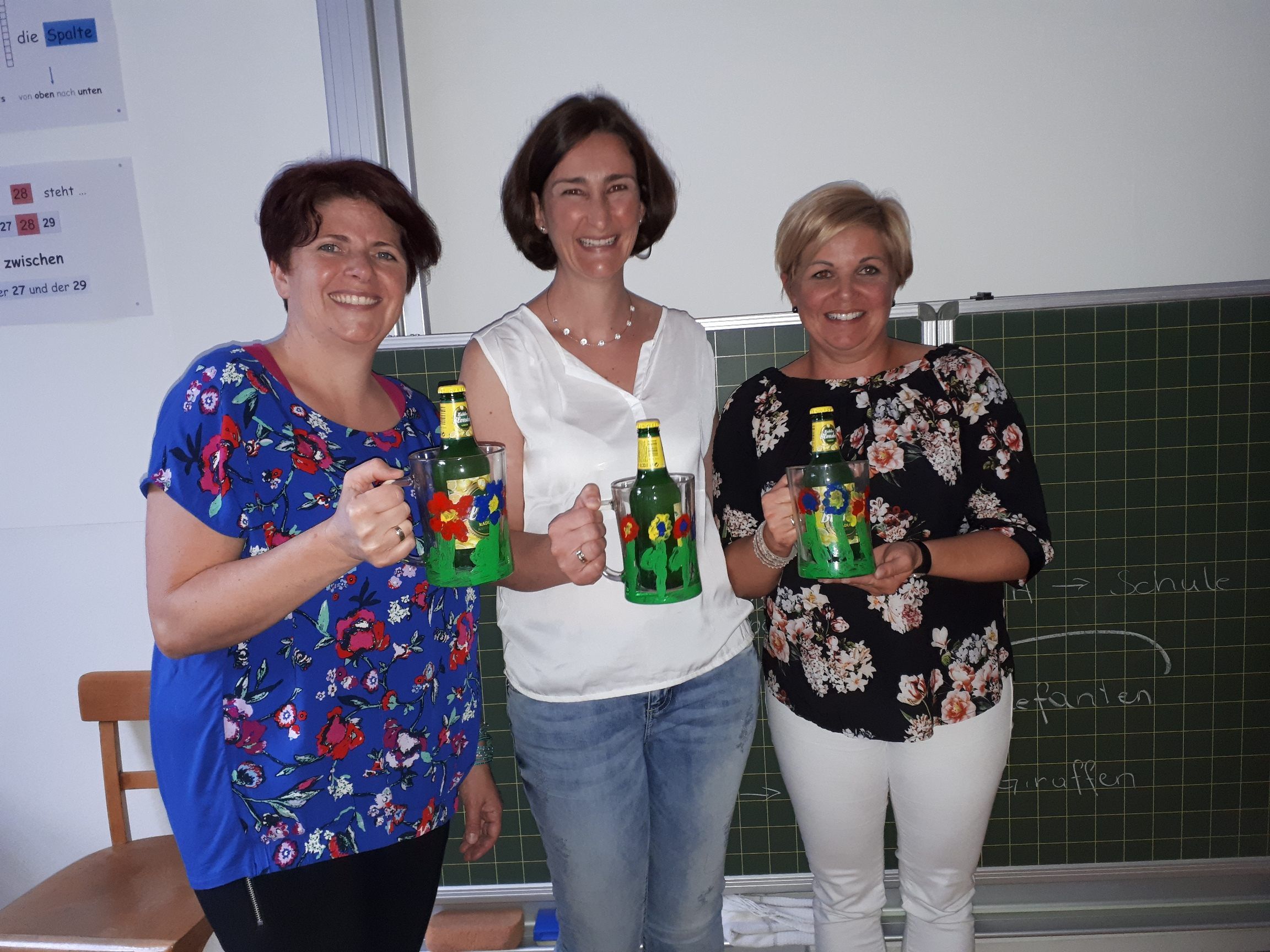 v.li. Die Mitarbeiterinnen Barbara Küng, Karin Batlogg und Obfr. Nicole Dobler