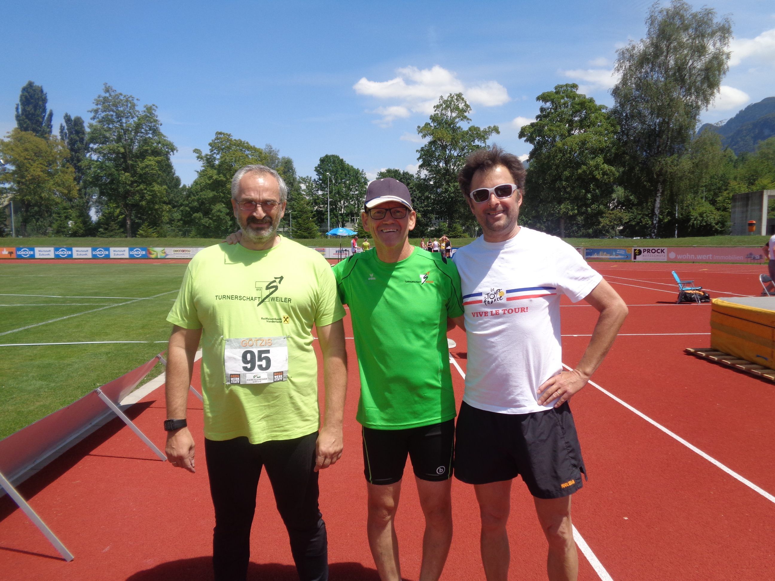 Markus,Wolfgang,Rainer Masters Athleten der TS-Weiler