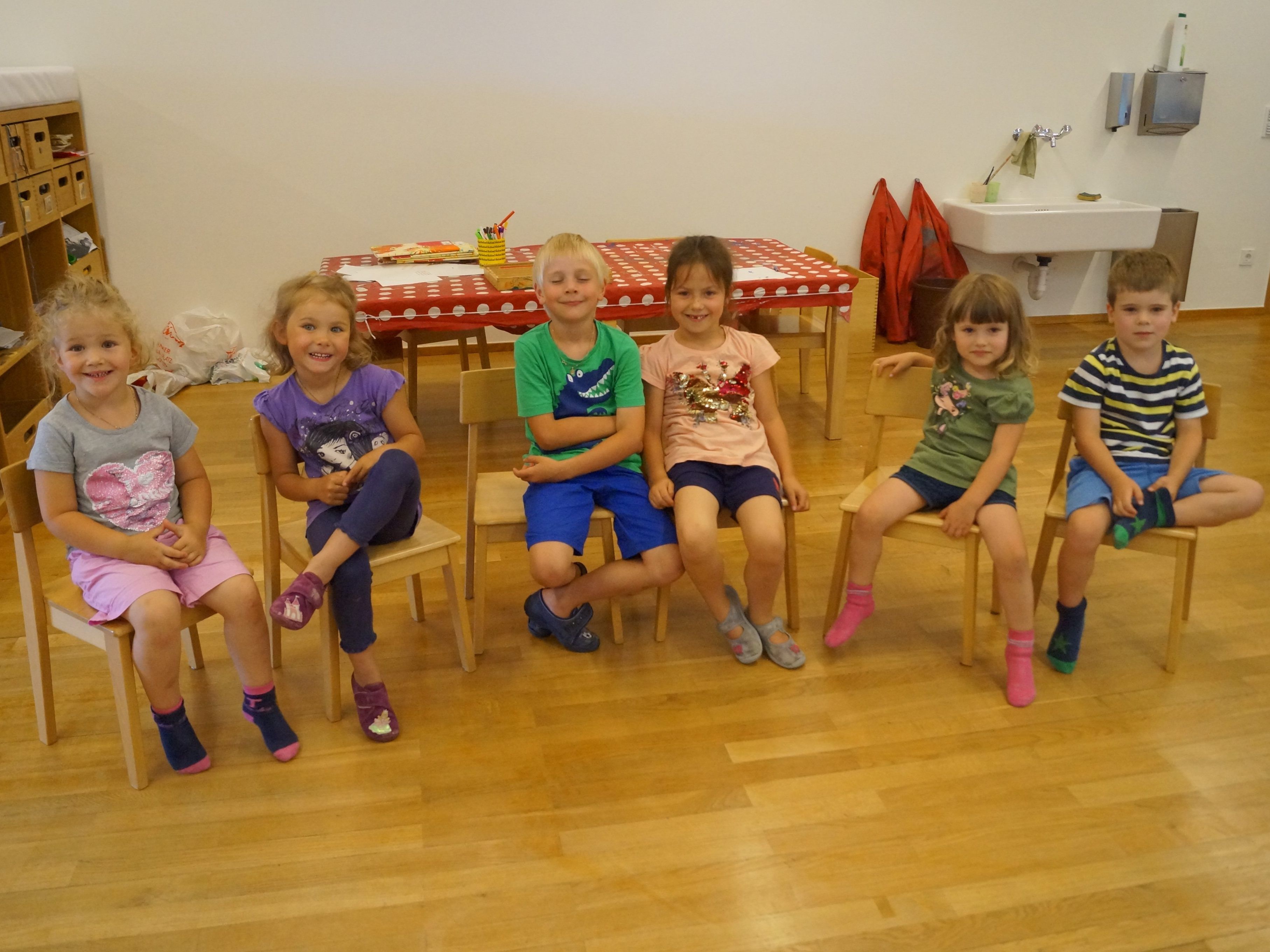 Die Schnupperkinder erlebten einen spannenden Nachmittag voller neuer Eindrücke bei uns im Kindergarten.