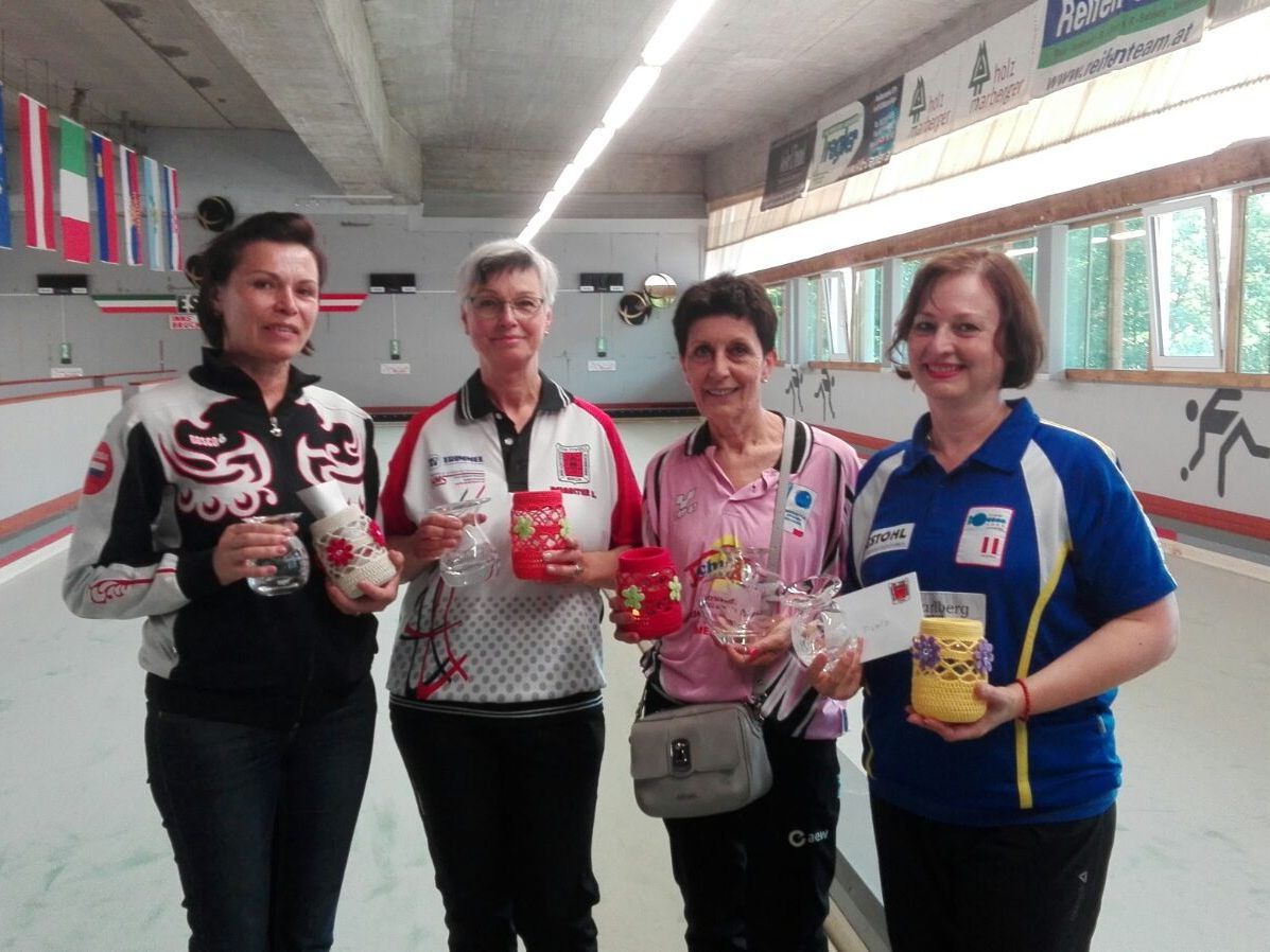 von links: Krytskaja Marina (Russland), Reinalter Beate (Innsbruck), Paruta Cristina (Meran), Steininger Andrea (Hard) von links: Krytskaja Marina (Russland), Reinalter Beate (Innsbruck), Paruta Cristina (Meran), Steininger Andrea (Hard)
