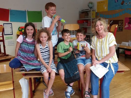Die Kinder hatten viel Spaß im Englischkurs.
