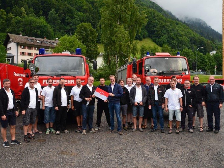 Verabschiedung Feuerwehrautos Moldawien