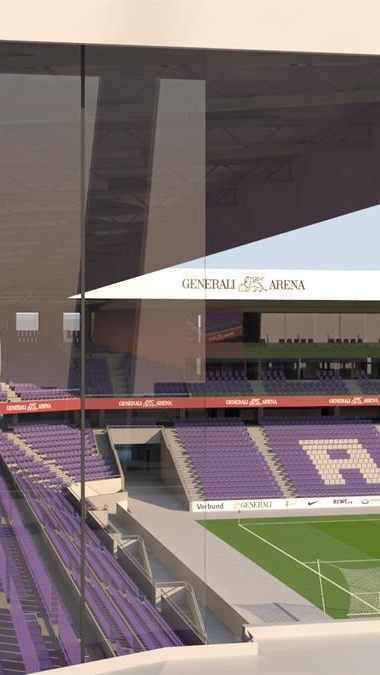 Die Generali Arena in Wien wird am 13. Juli mit einem Match gegen den BVB eingeweiht.