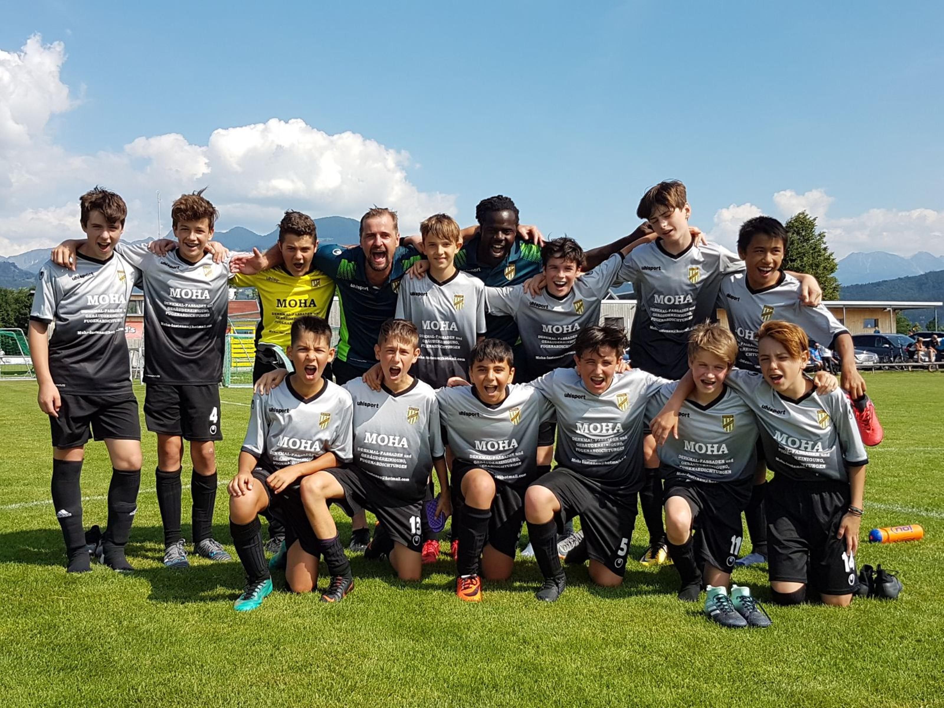 Das erfolgreiche U13-Team der Austria