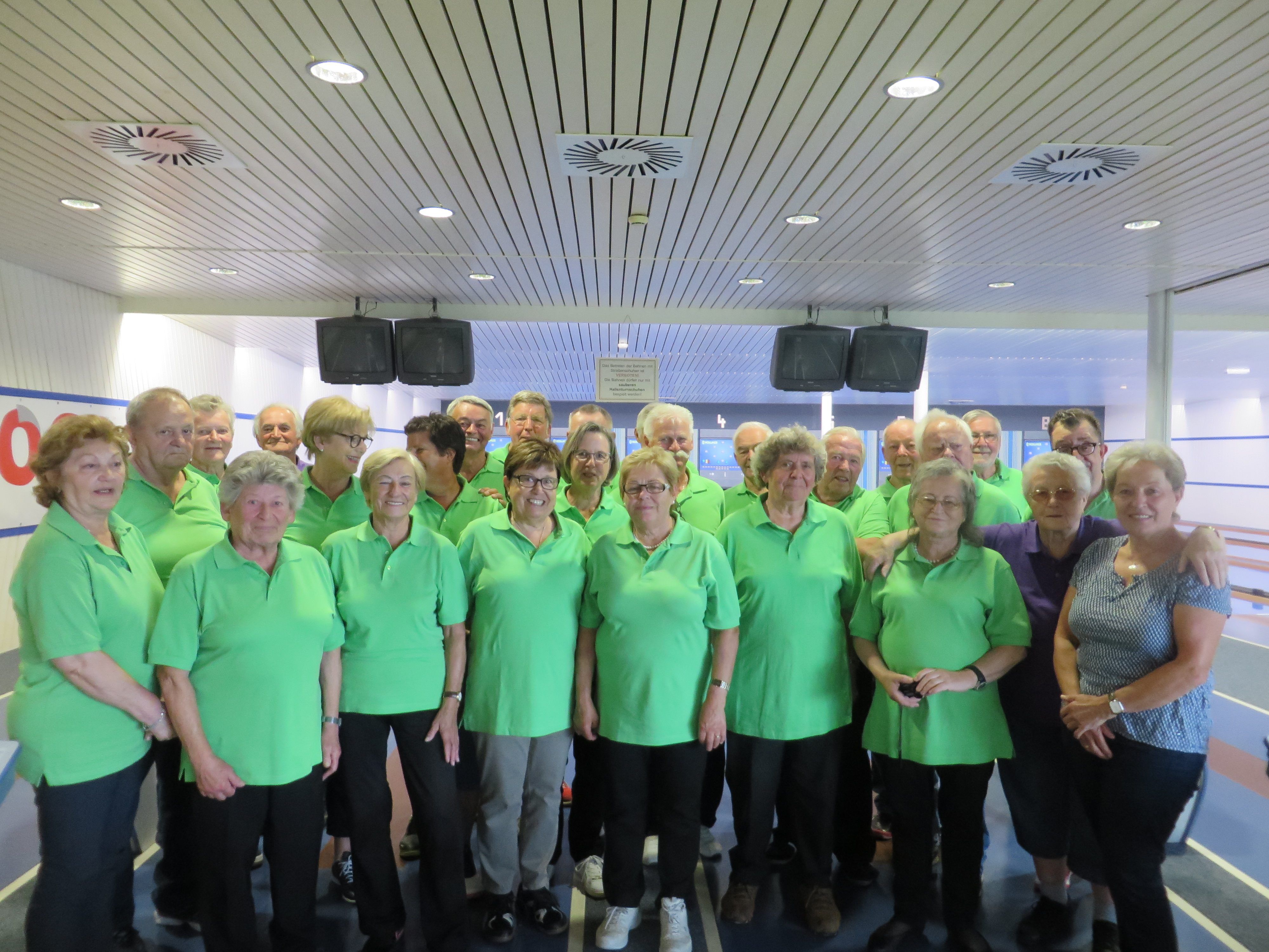 Die Keglergruppe des Seniorenbund Lustenau