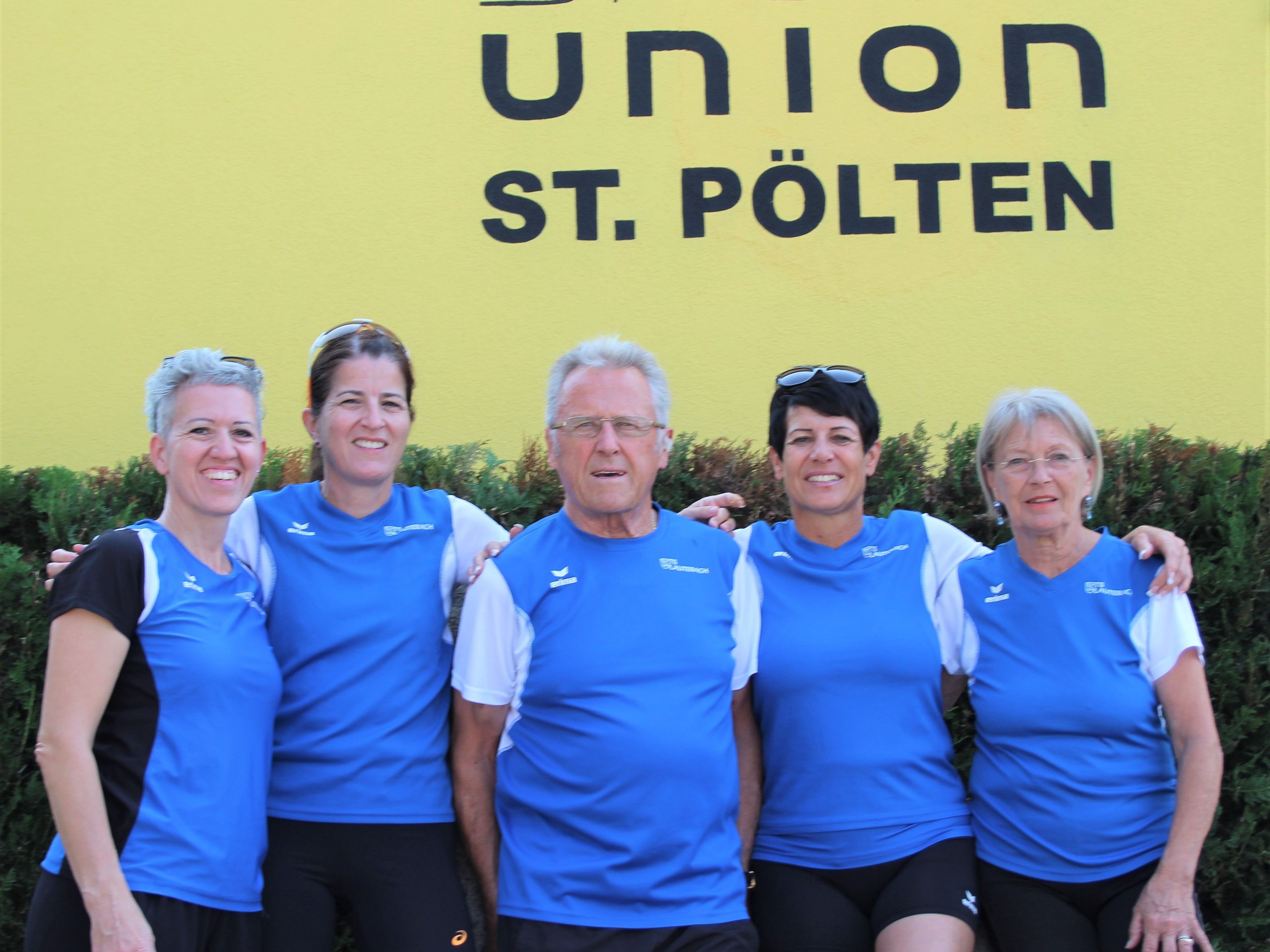 Erfolgreiche Masters LeichtathletInnen aus Lauterach in St. Pölten