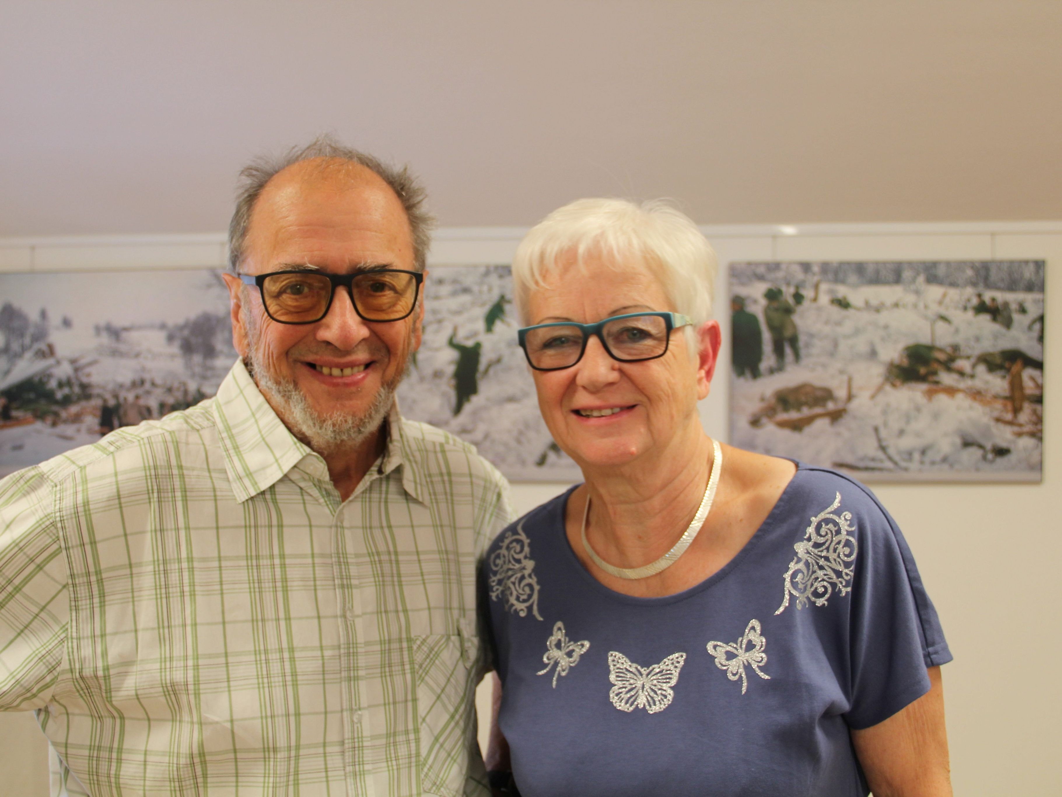 Helene und Franz Rüdisser organisierten die Lesung „Moltaschorri“.