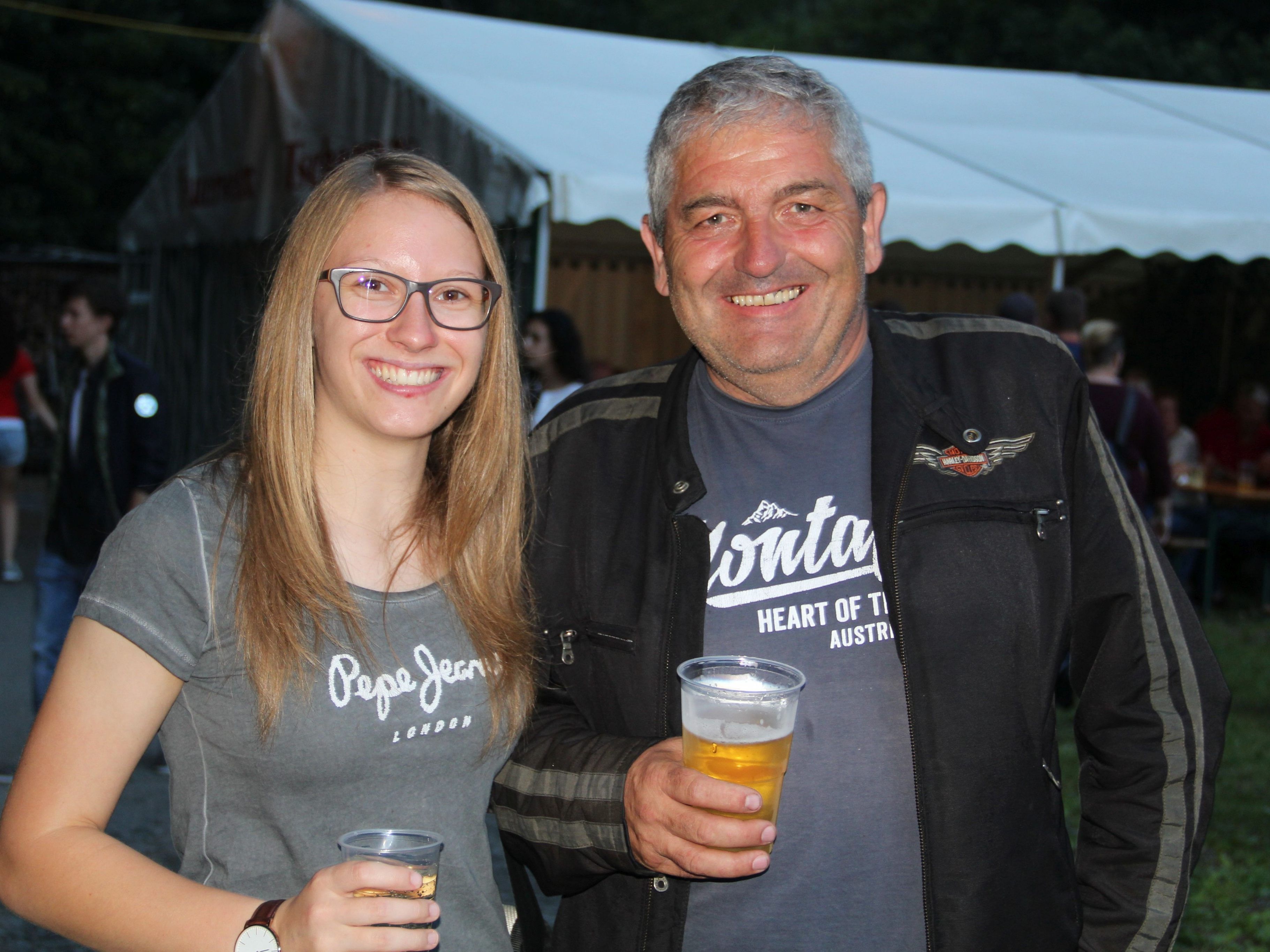 Die Stimmung beim Tschaggunser Aufest war hervorragend.