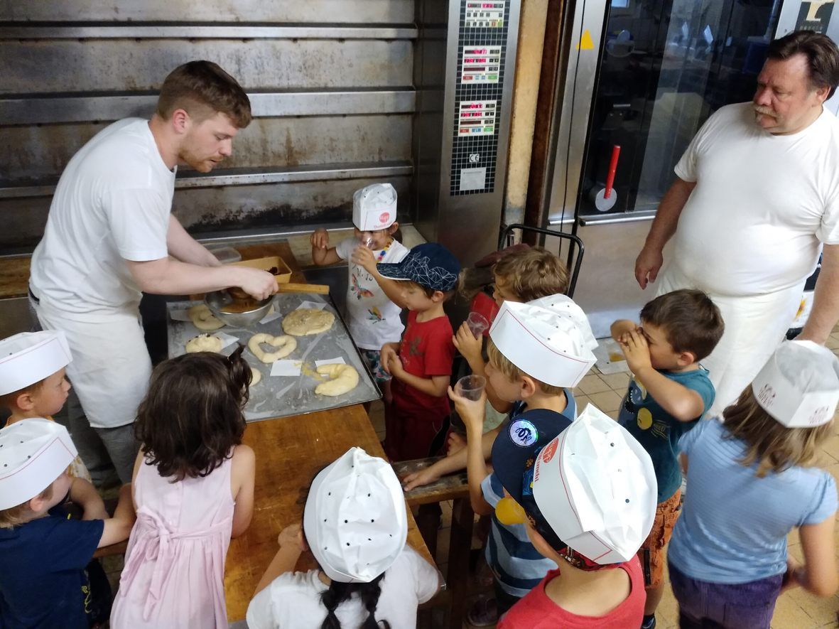 auf Besuch in der Bäckerei Lampert