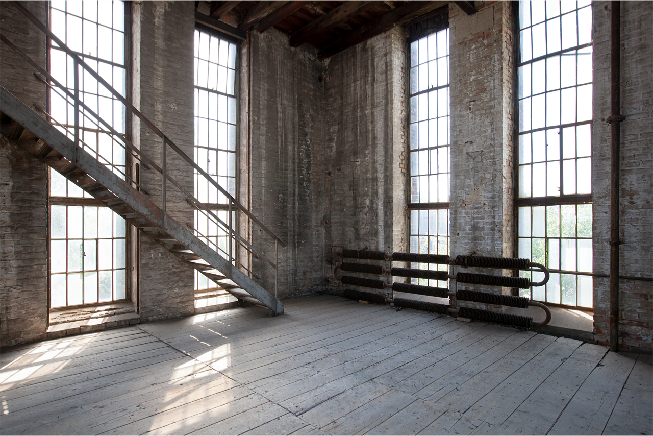 Innenansicht der Traktorenfabrik