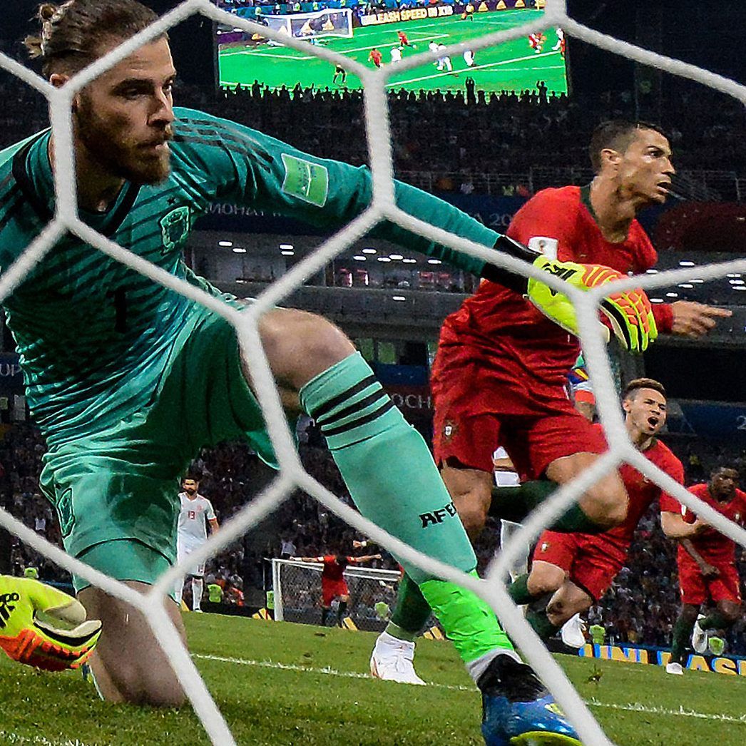 Ronaldo traf per Elfmeter gegen Spanien. Einer von insgesamt 24 Strafstößen - WM-Rekord!