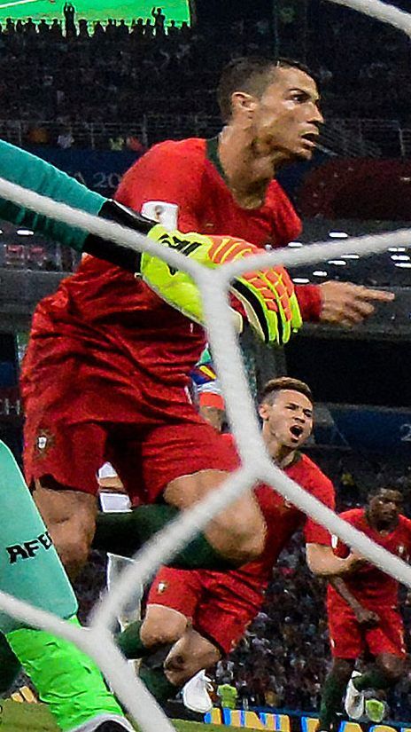 Ronaldo traf per Elfmeter gegen Spanien. Einer von insgesamt 24 Strafstößen - WM-Rekord!