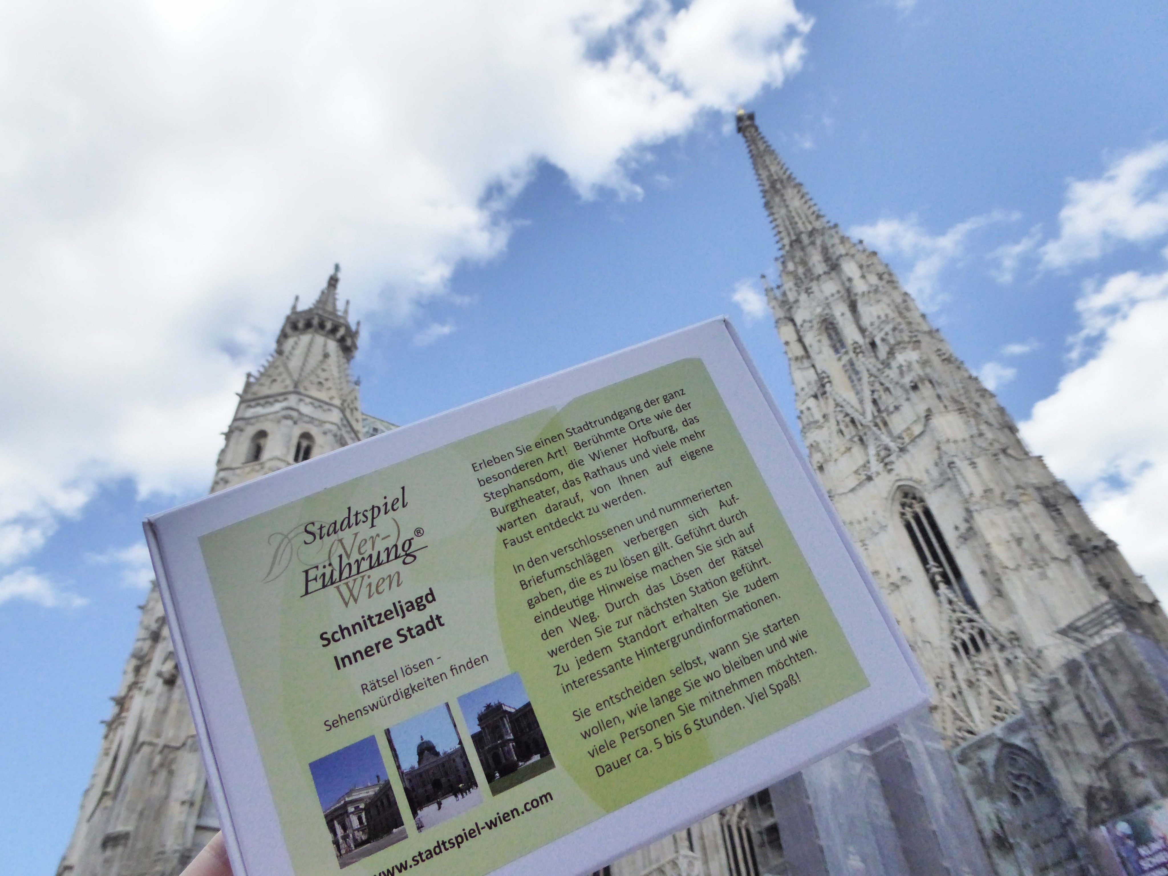Mit dem Stadtspiel Wien, erkunden Sie die Wiener Innenstadt auf eine neue Art und Weise.
