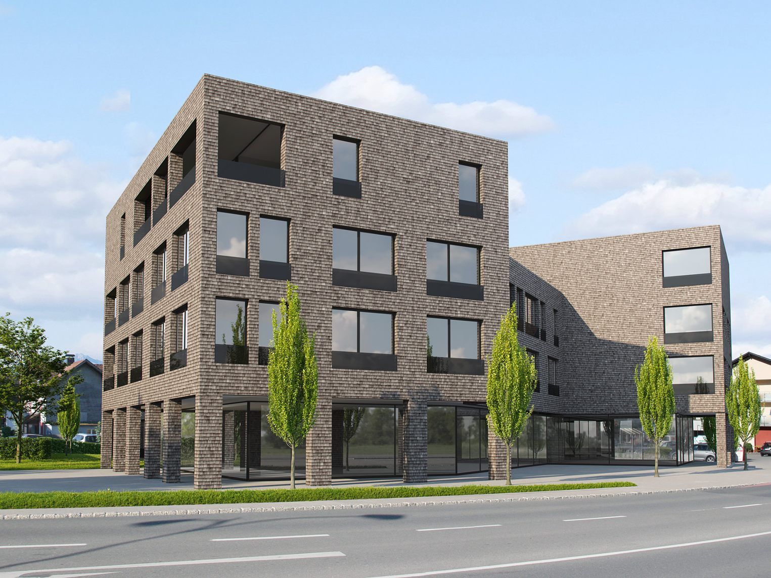 Ein Mix aus Wohnungen, Geschäftsflächen, Arztpraxis und Gastronomiebetrieb - die Dorfmitte Weiler soll nun endlich realisiert werden.