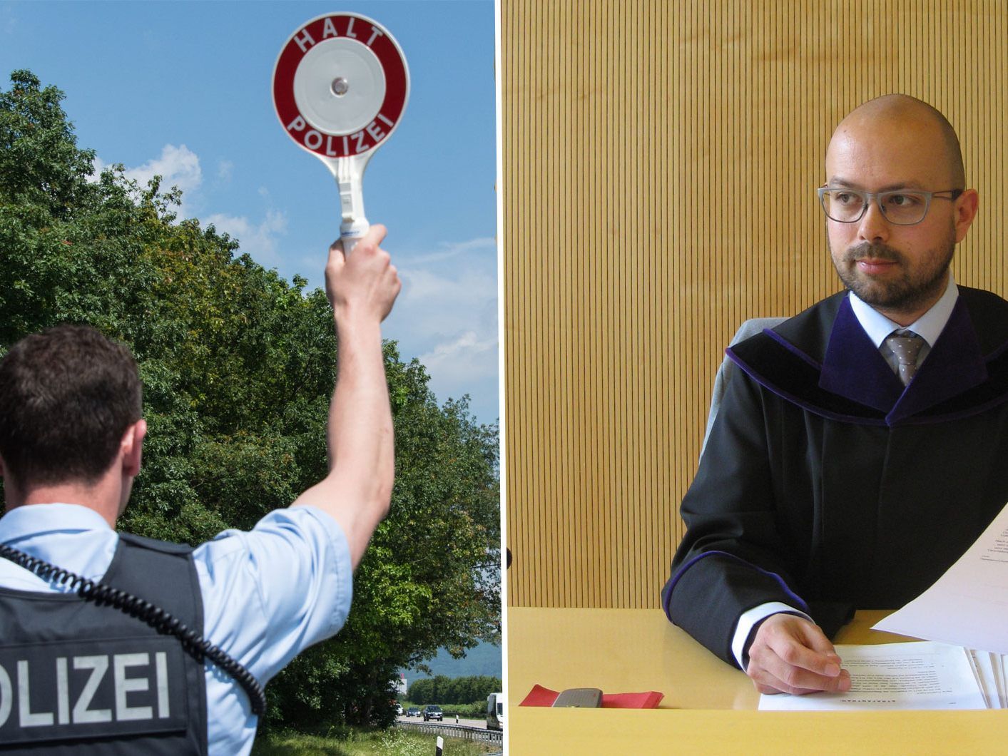 Der Angeklagte war nicht vor Gericht erschienen.