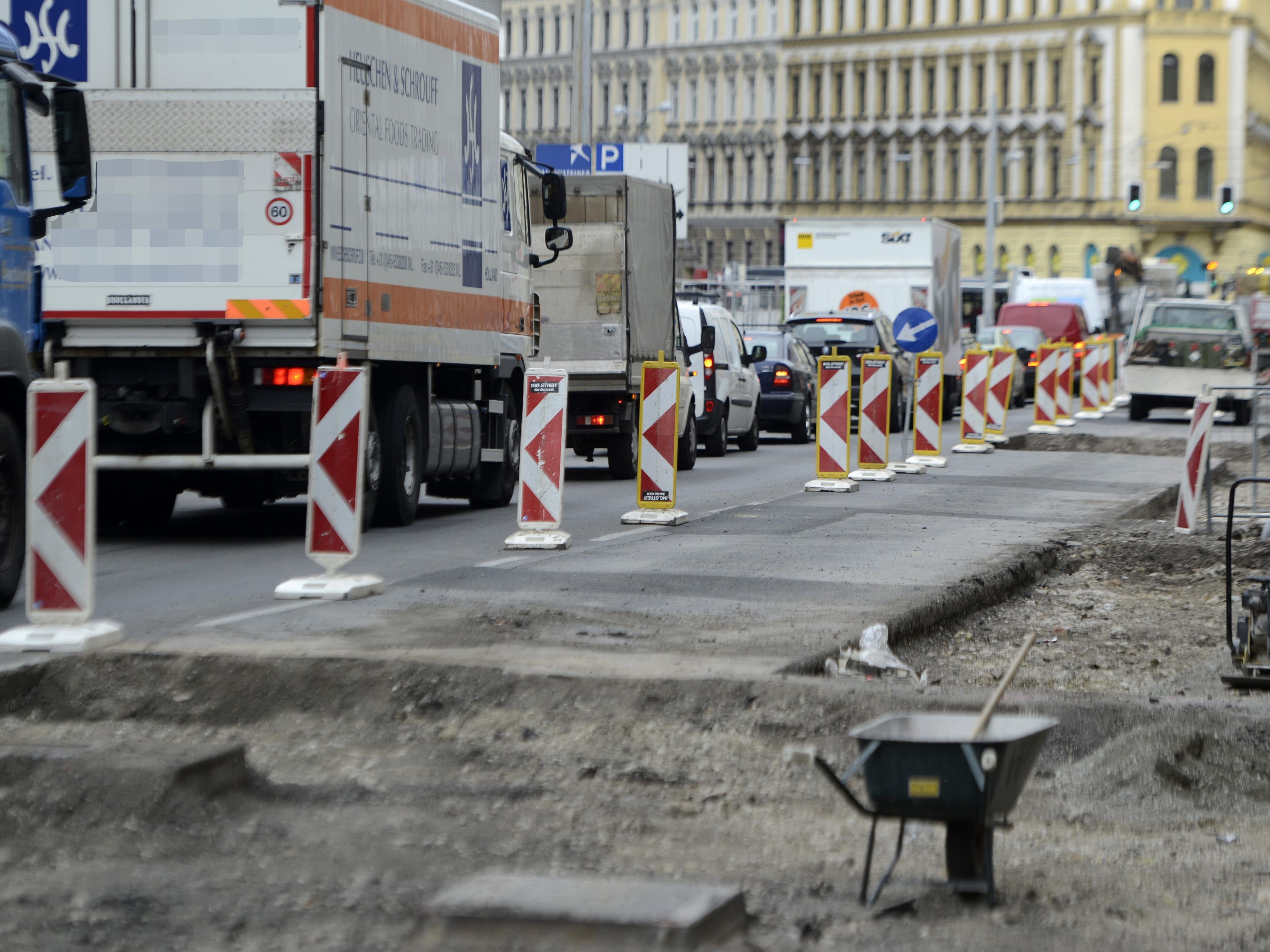 Im Sommer gibt es in Wien mehrere Baustellen. Wir haben alle Sperren und Umleitungen.