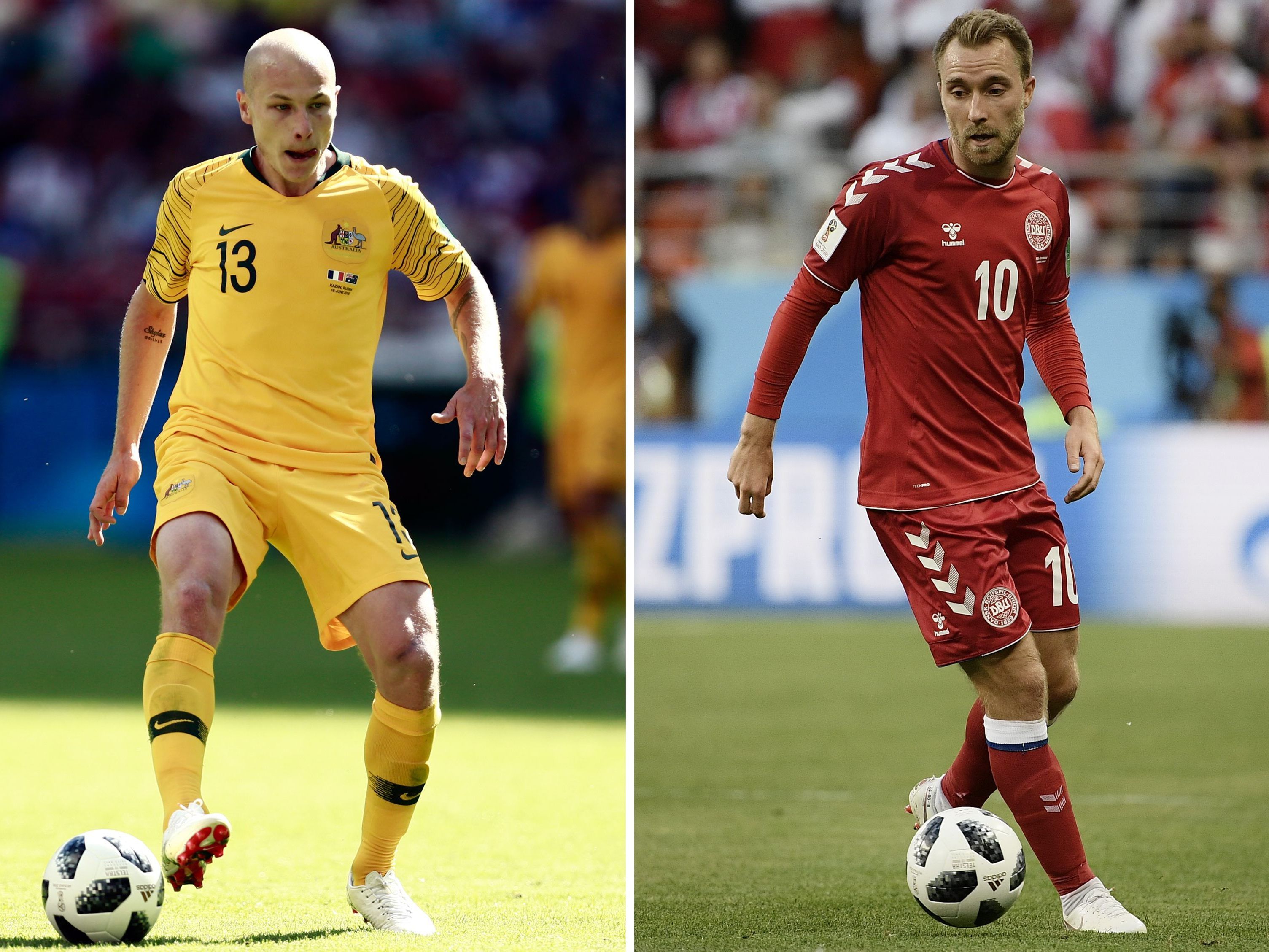 Hier sehen Sie das WM-Match Dänemark gegen Australien im Live-Stream und Live-Ticker. Hier sehen Sie das WM-Match Dänemark gegen Australien im Live-Stream und Live-Ticker.