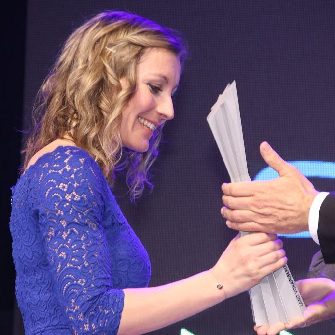 Großes Gold für Heike Eder bei der VSV Versammlung in Schoppernau