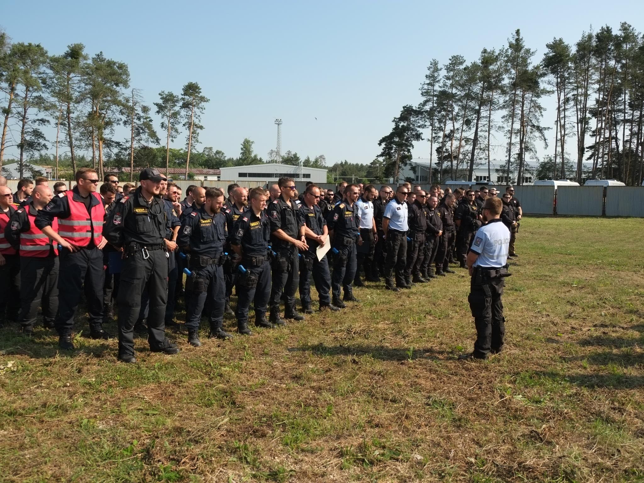 Die WEGA beteiligte sich bei der Übung.