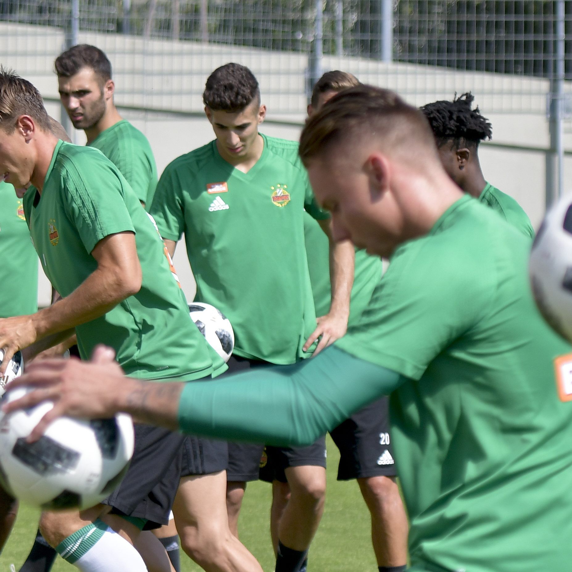 Der Trainingsauftakt von Rapid war bereits am 20. Juni.