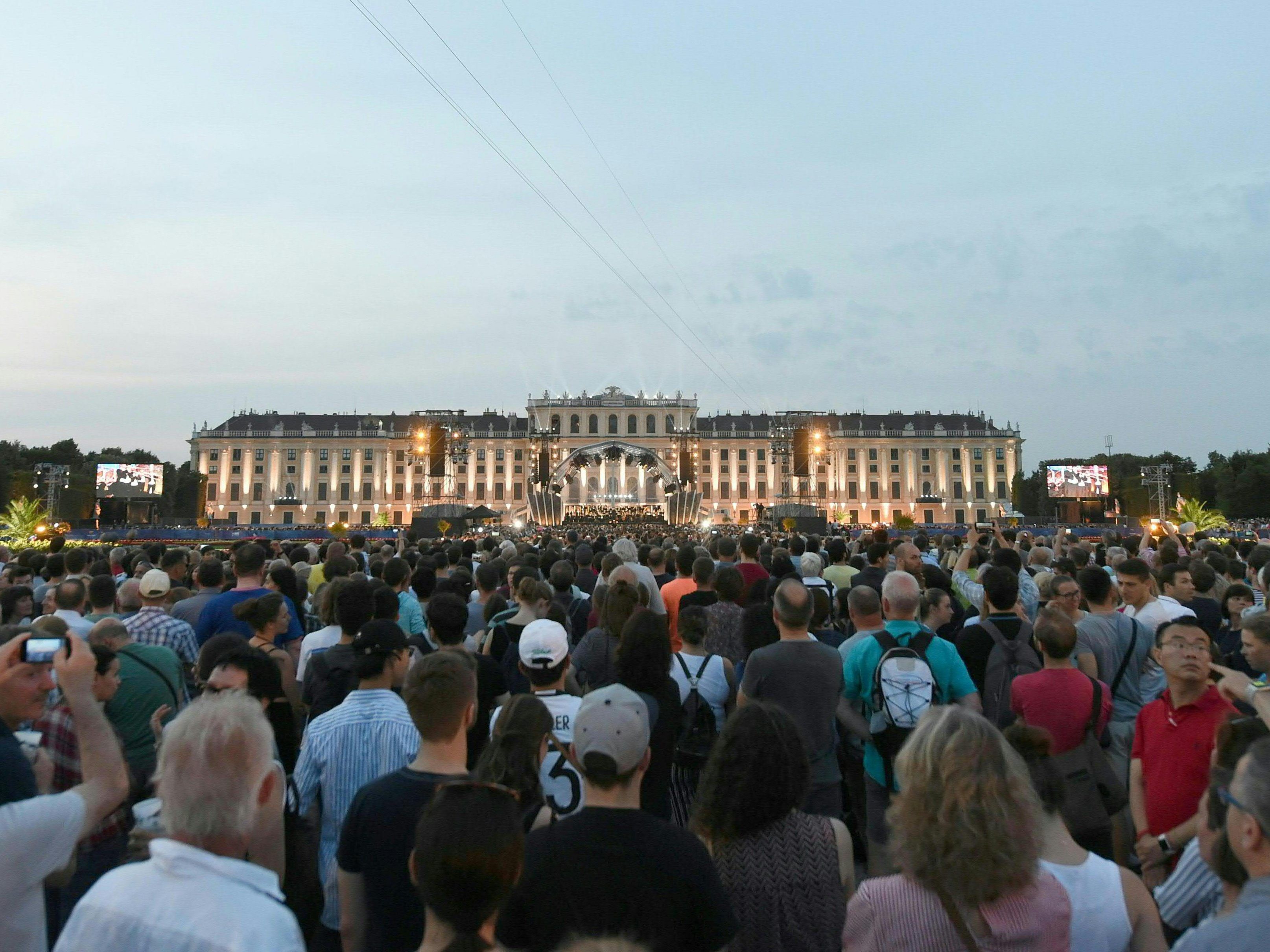 Das Sommernachtskonzert feierte gestern in Wien einen Besucherrekord.