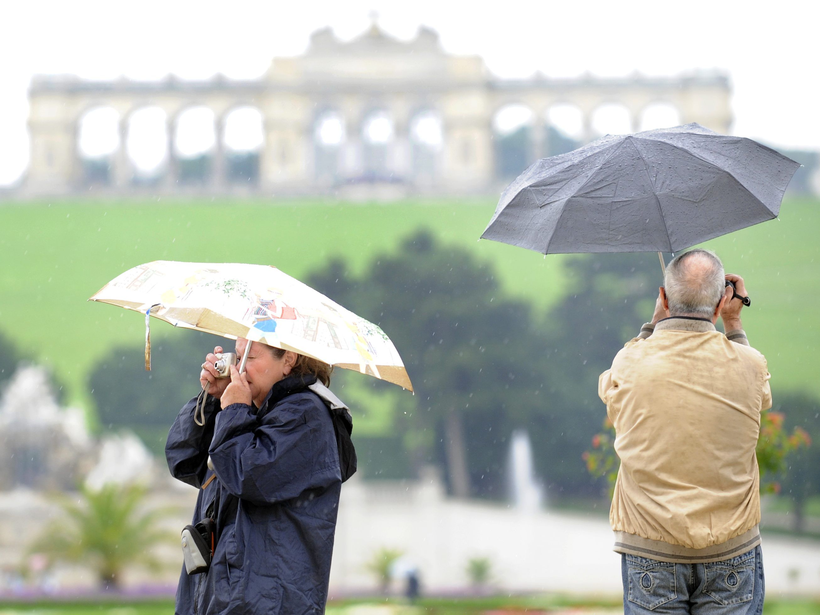 Am Wochenende bracuht man in Wien zumindest eine Regenjacke. Das Wetter wird schlechter.