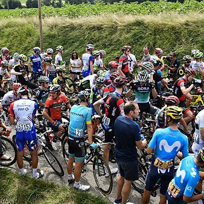 Zwangspause für das Feld kurz nach Carcassonne