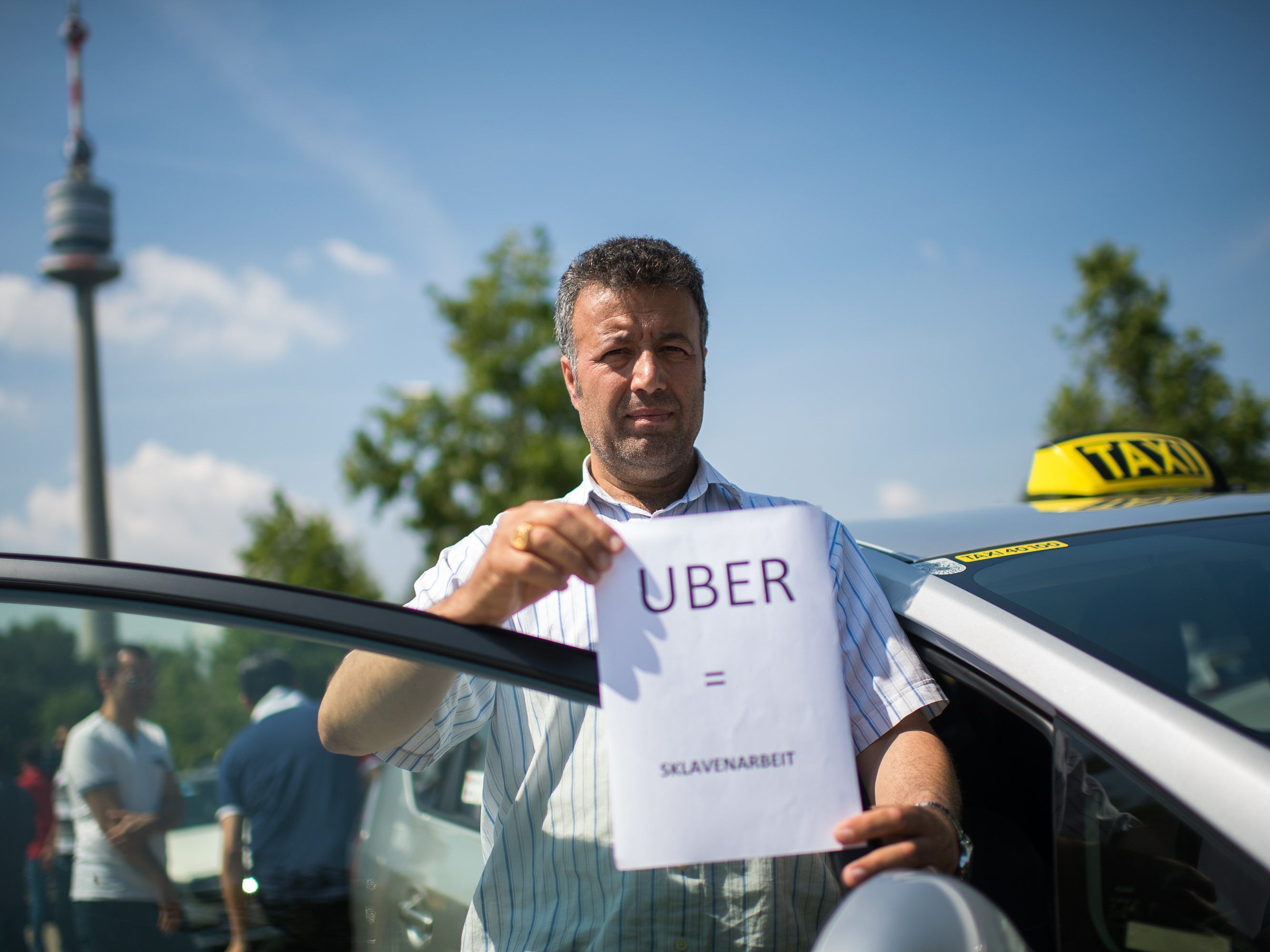 Die Wiener Taxler freuen sich über die Urteilsbestätigung gegen Uber. Die Wiener Taxler freuen sich über die Urteilsbestätigung gegen Uber.