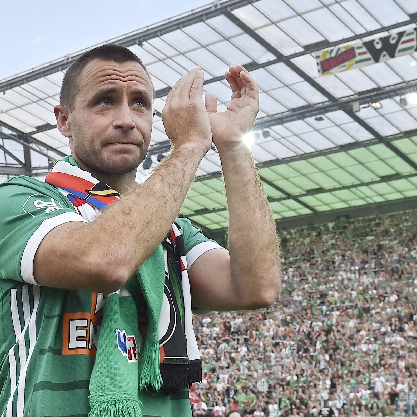 Rapid Wien zeigt sich in neuen Farben.