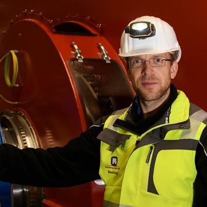 Aktuell ist Diplom-Ingenieur Alexander Kriegel voll in seinem Element, denn als Inbetriebnahmeleiter koordiniert er sämtliche Inbetriebnahmetätigkeiten. Foto: illwerke vkw