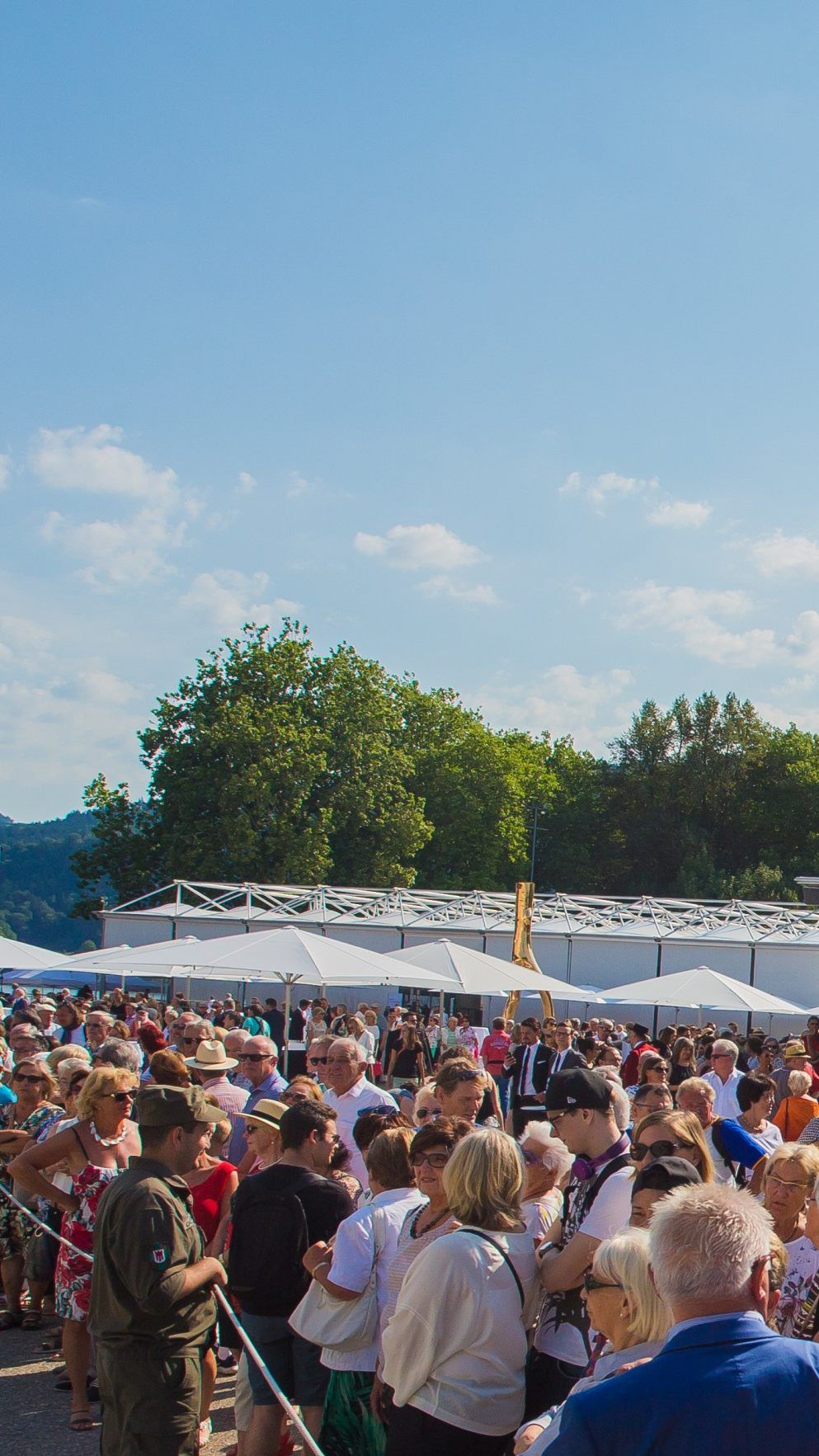 Die Festspiele dürfen sich zur Eröffnung auch 2018 wieder über ausgesprochenes Wetterglück freuen.