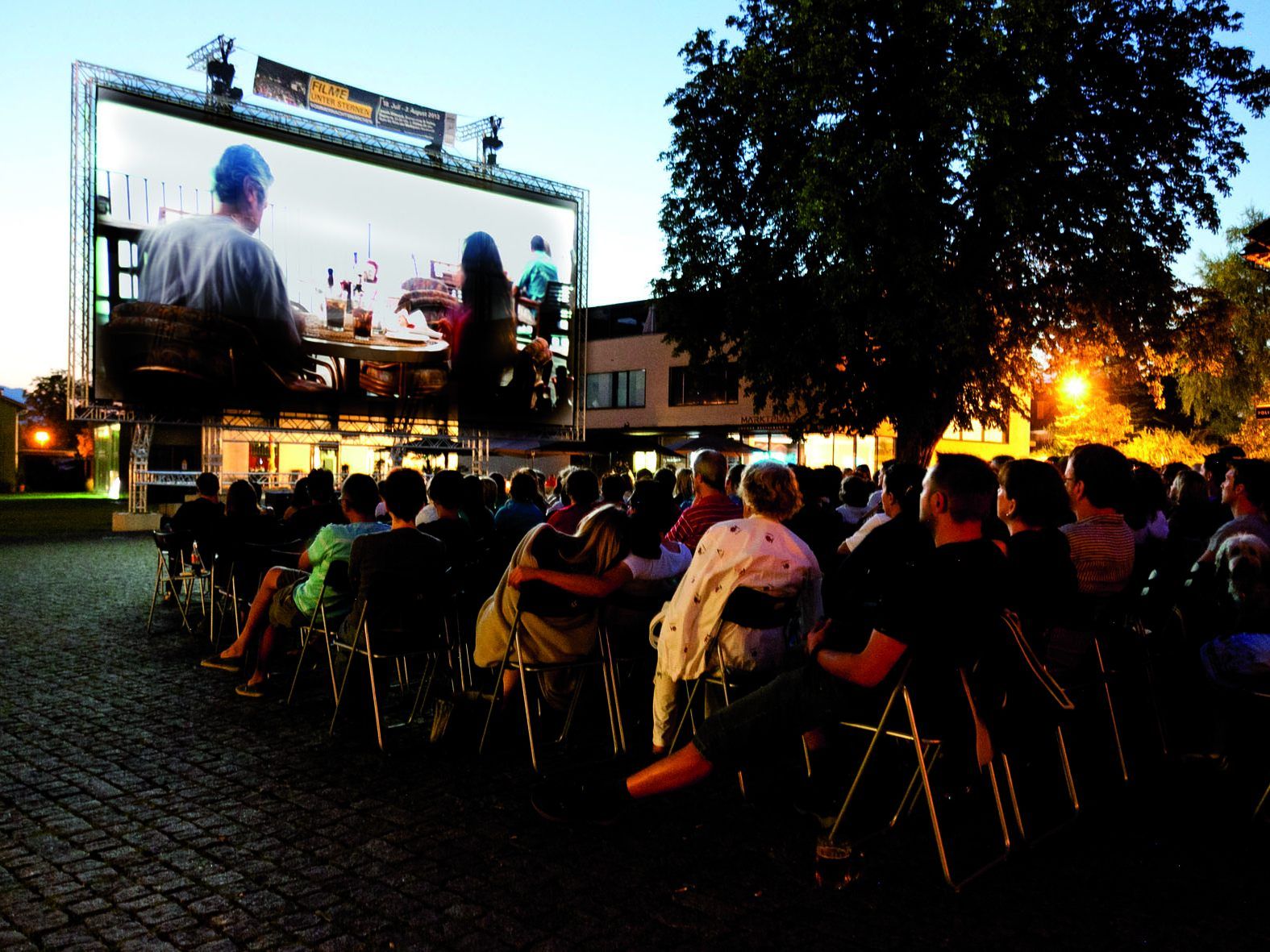 Filme unter Sternen auch im August 2018 wieder am Rankweiler Marktplatz.